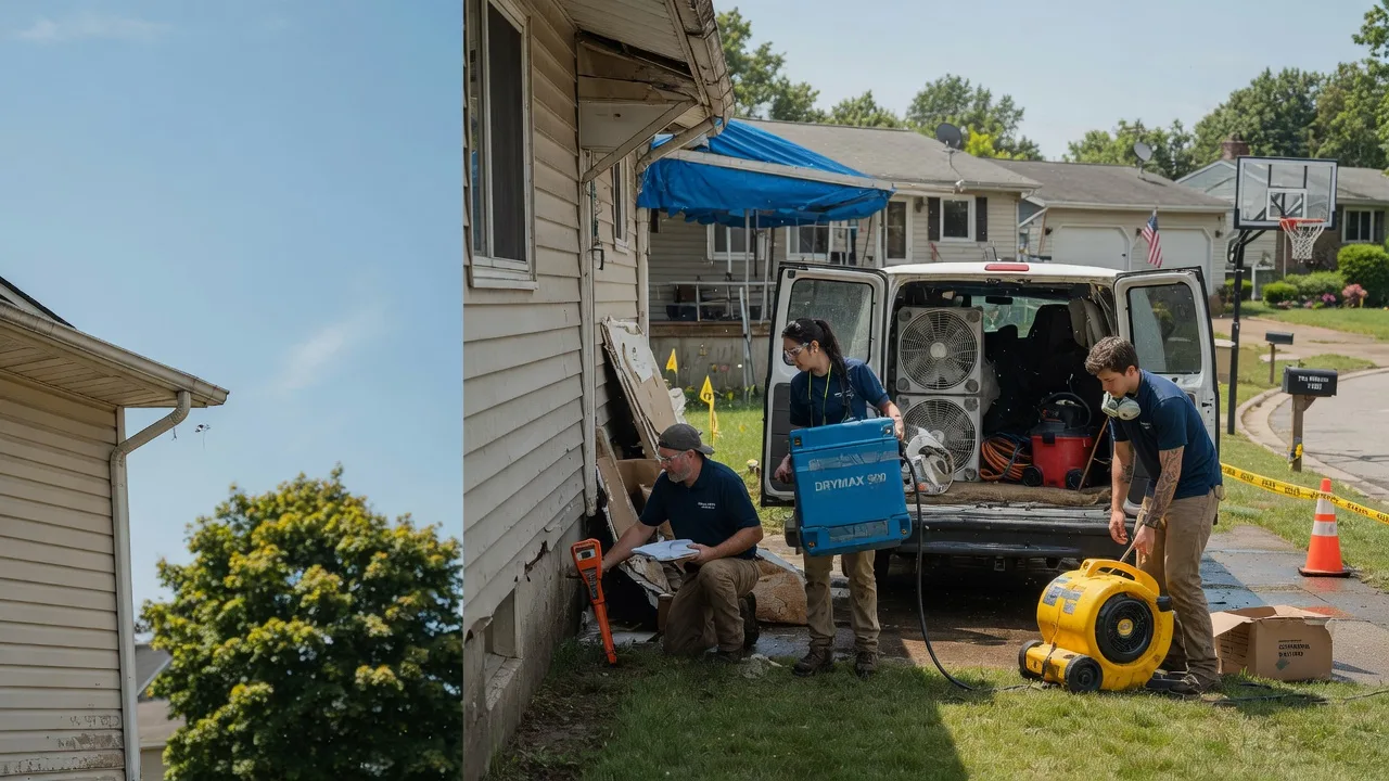 Ceiling Leak Cleanup in Siren, WI near me